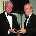 James C Kenny, United States Ambassador to Ireland with Bill Flynn, Chairman, Mutual of America, President Flax Trust/America